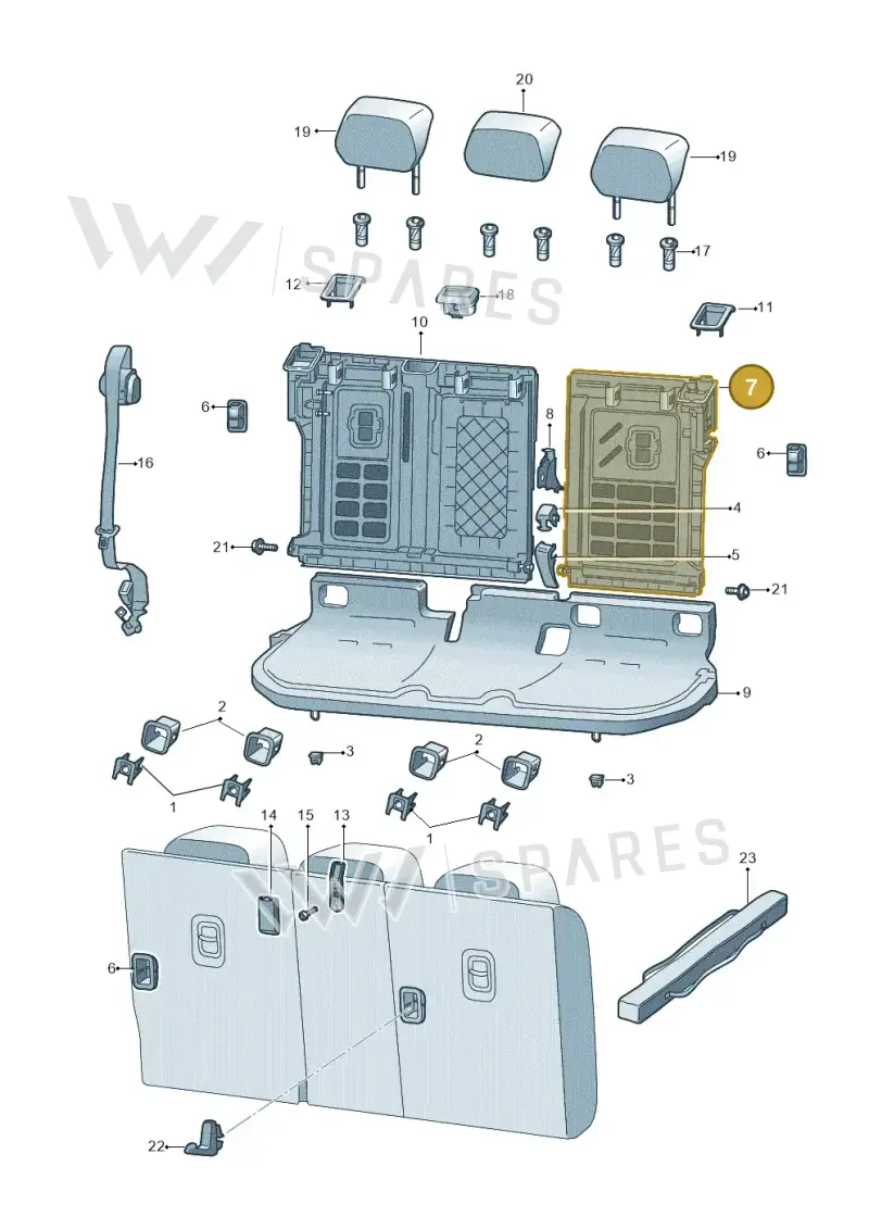 5G0885501HCA9 — Skoda Karoq (2017-2022) diagram 834000340, position 7