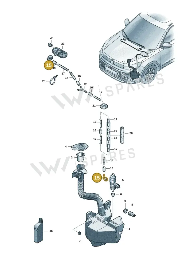 5G0955665 — Skoda Kodiaq (2024-) diagram 57x955100, position 15