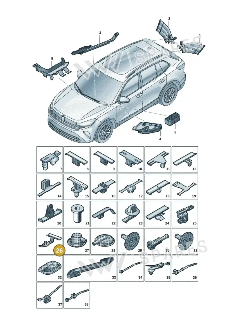5G0971848 — Skoda Kodiaq (2024-) diagram 57x972001, position 26