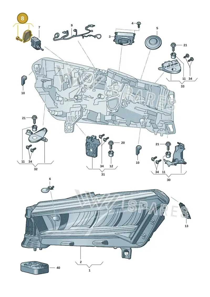 5G0998295 — Skoda Enyaq (2020-) diagram 50a941000, position 8