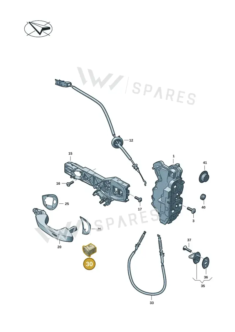 5H0839168 — Skoda Superb Combi (2023-) diagram 3j0837000, position 30