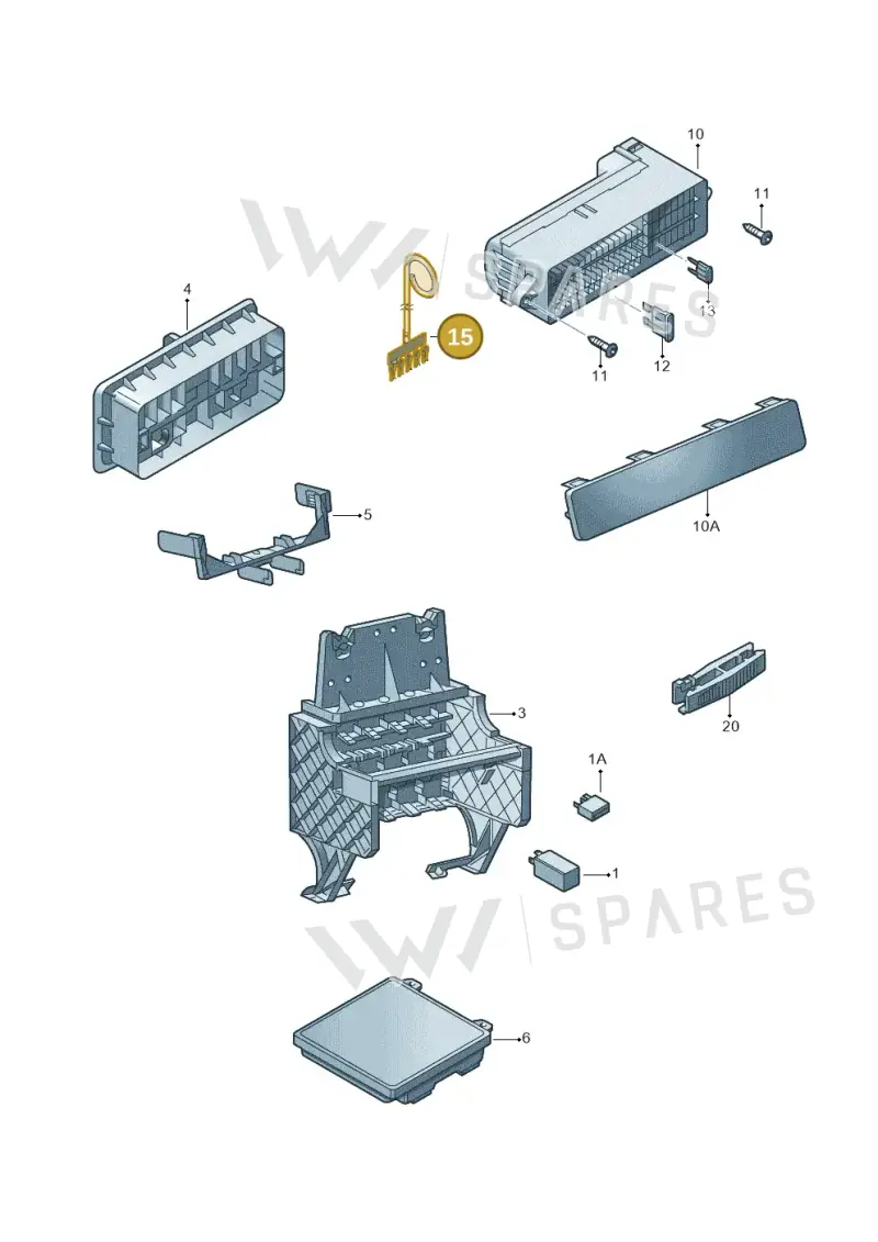 5J0937524 — Skoda Rapid (2012-2022) diagram 481937000, position 15