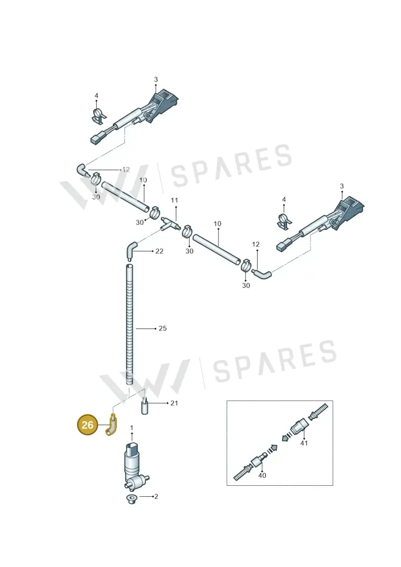 5J0955871 — Skoda Rapid (2012-2022) diagram 663955100, position 26