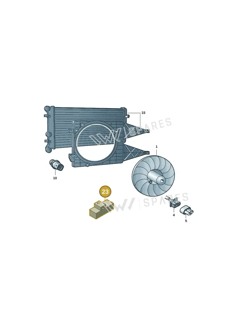 5J0973721 — Skoda Rapid (2012-2022) diagram 740959051, position 23