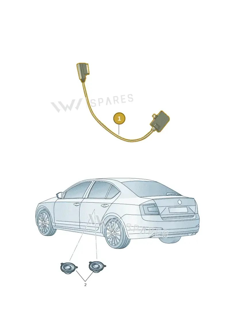 5JA051446J — Skoda Karoq (2017-2022) diagram 697051100, position 1