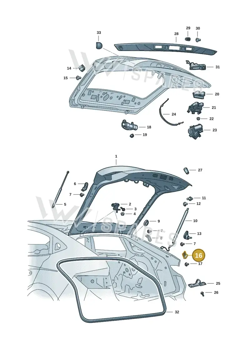 5JA827250C — Skoda Enyaq (2020-) diagram 50a827010, position 16