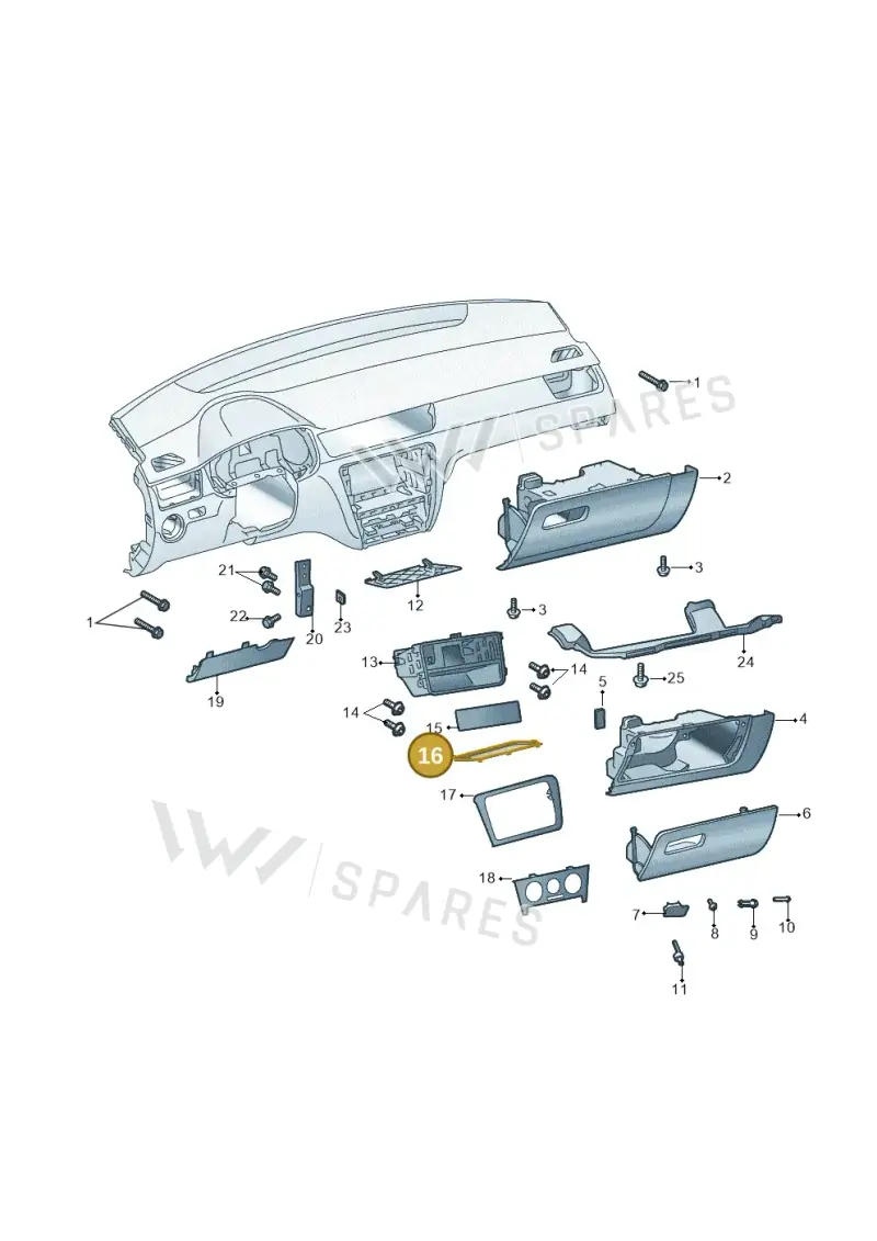 5JA8581709B9 — Skoda Rapid (2012-2022) diagram 740857200, position 16