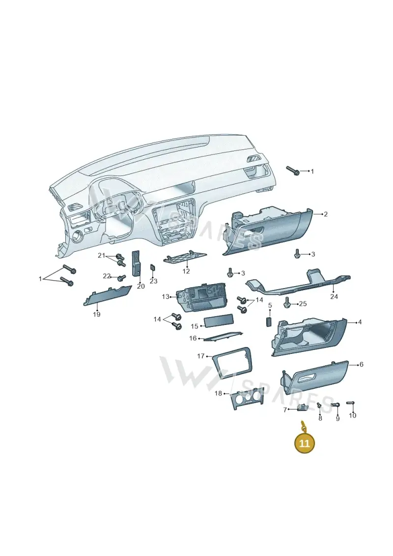 5JA858649 — Skoda Rapid (2012-2022) diagram 740857200, position 11