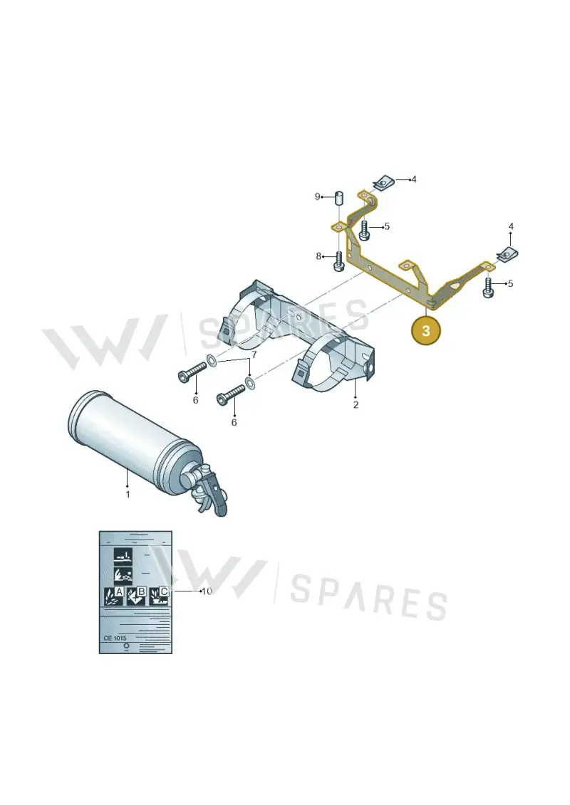 5JA860290 — Skoda Rapid (2012-2022) diagram 419011110, position 3