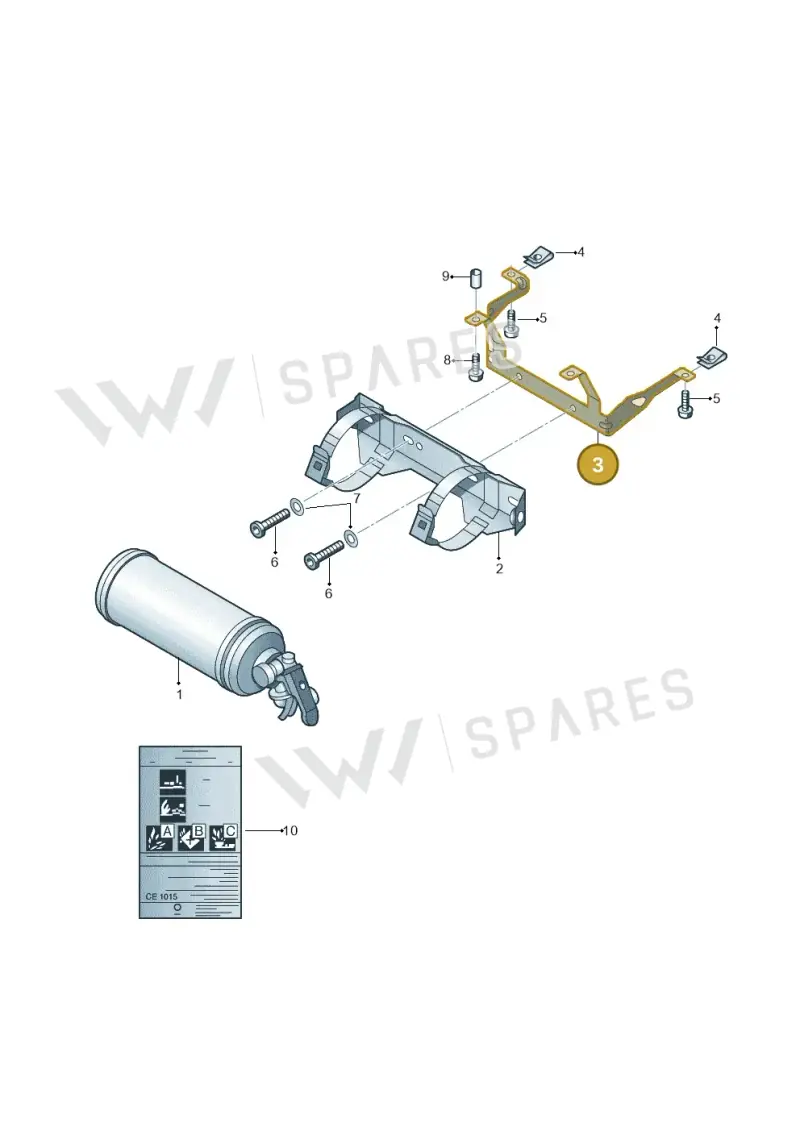 5JA860290 — SEAT Toledo (2015-2019) diagram 419011110, position 3