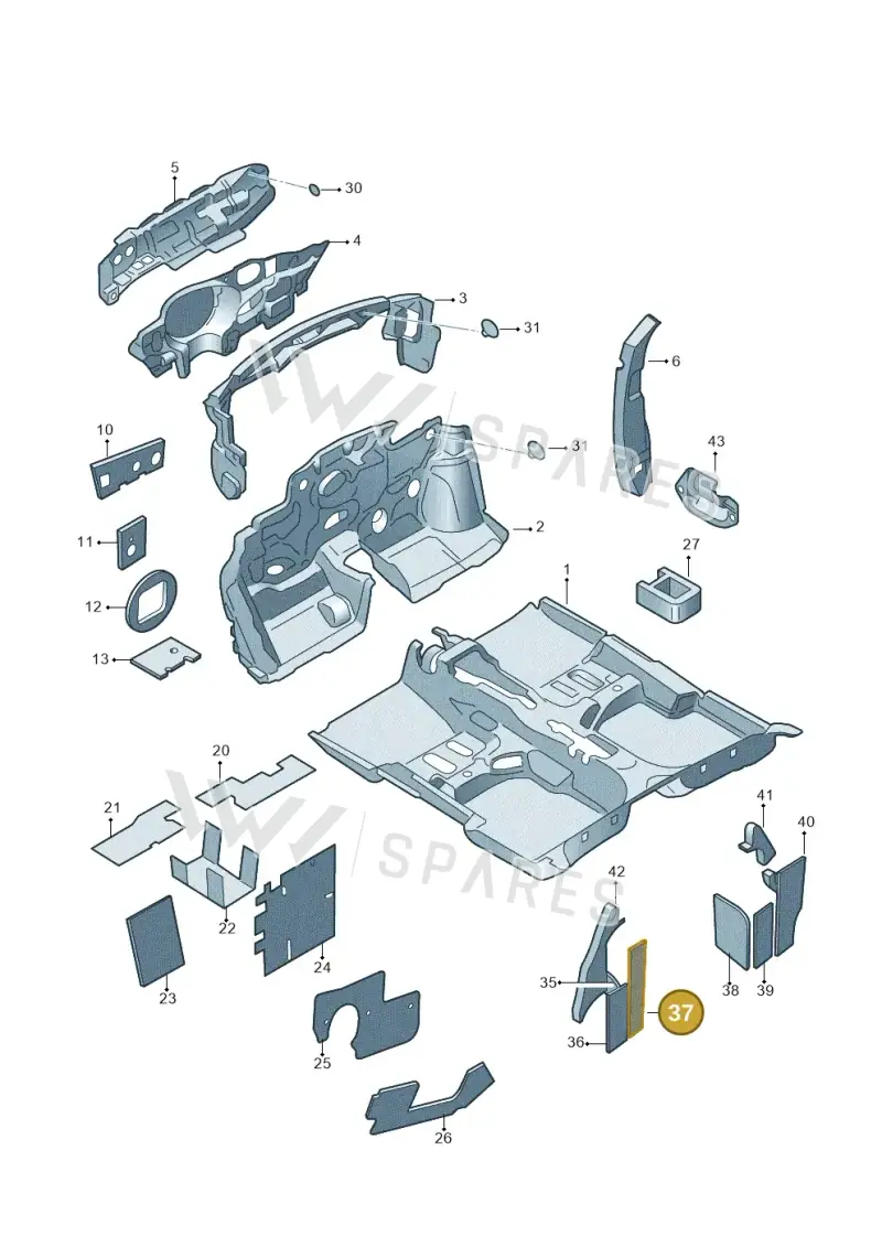 5JA864907 — SEAT Toledo (2015-2019) diagram 740863200, position 37