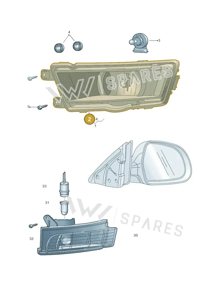 5JA941702A — Skoda Rapid (2012-2022) diagram 797941400, position 2