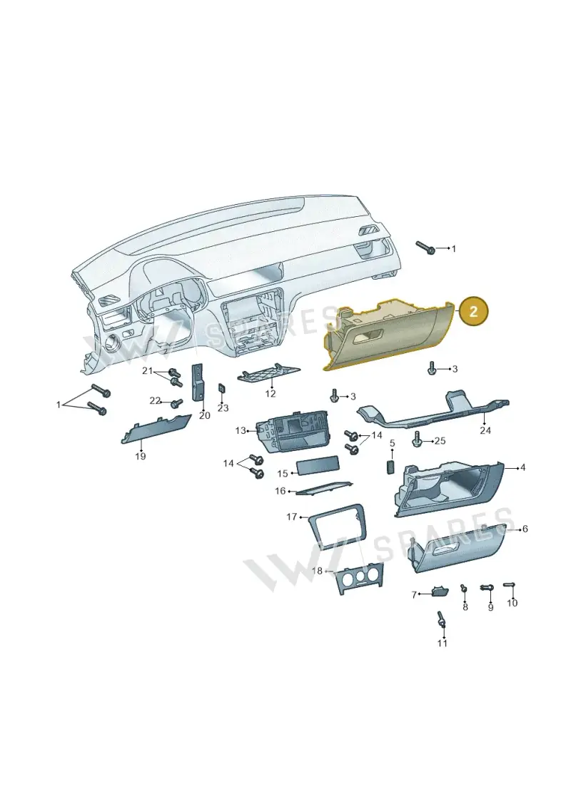 5JB857097J9B9 — Skoda Rapid (2012-2022) diagram 740857200, position 2