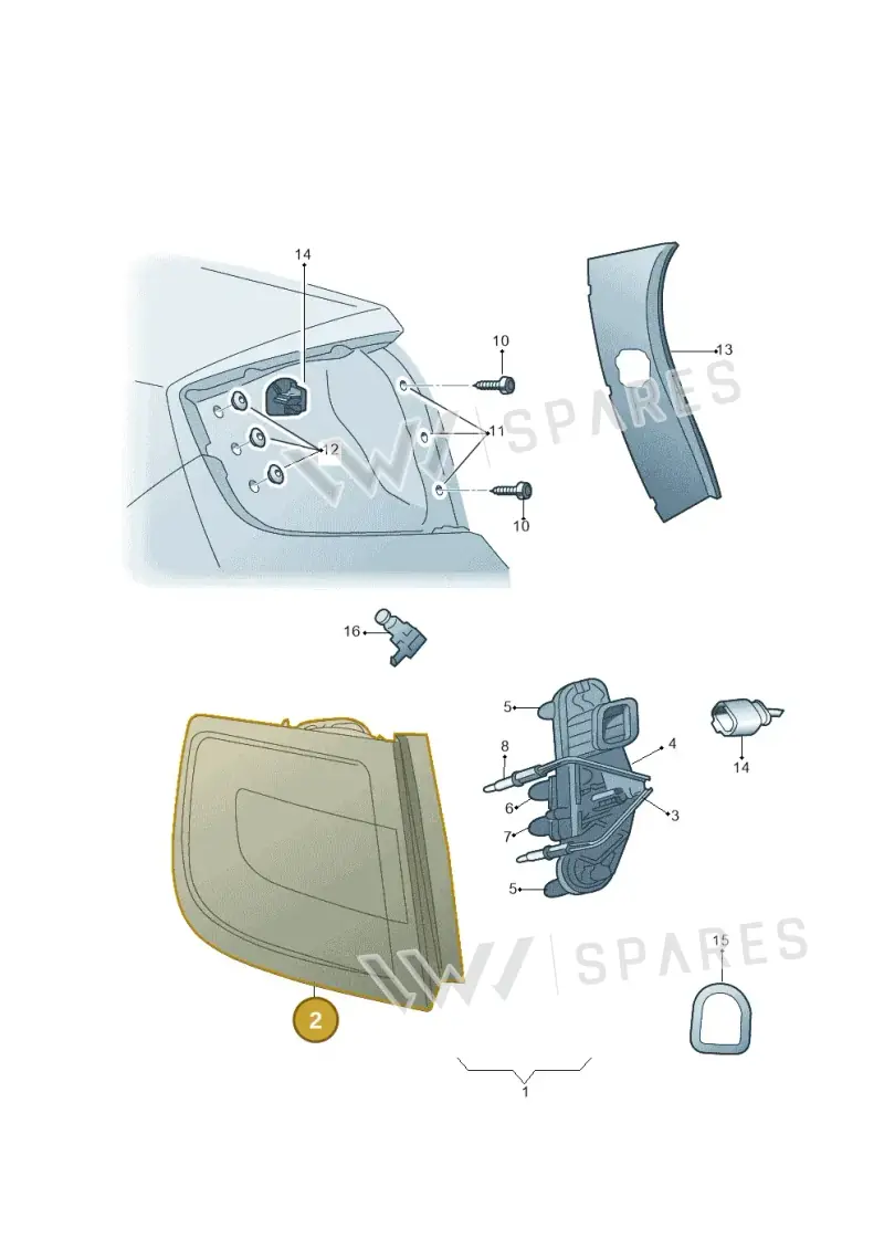 5JH945112 — Skoda Rapid (2012-2022) diagram 740945000, position 2