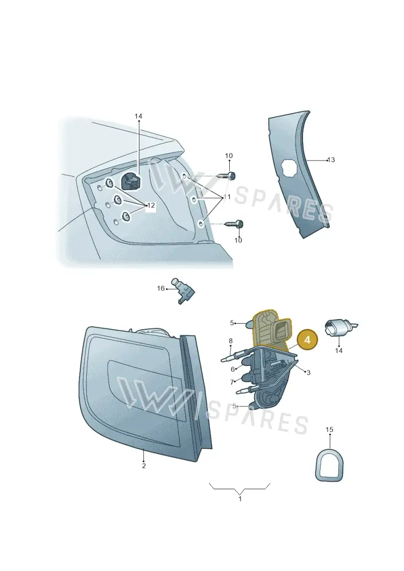5JH945232 — Skoda Rapid (2012-2022) diagram 740945000, position 4