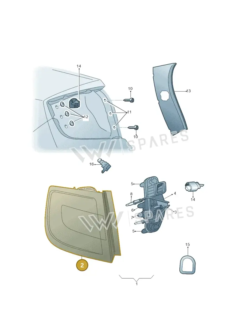 5JH945711 — Skoda Rapid (2012-2022) diagram 740945000, position 2