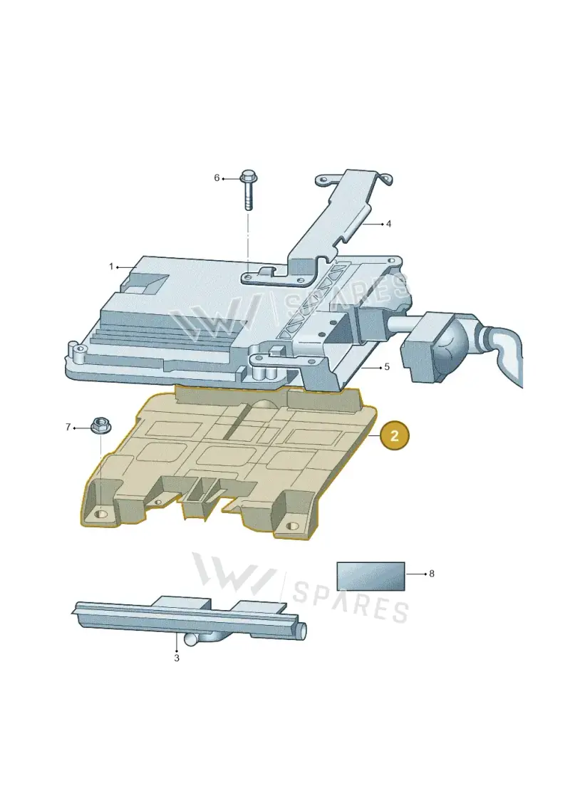 5K0906507 — Skoda Yeti (2013-2017) diagram 767906200, position 2
