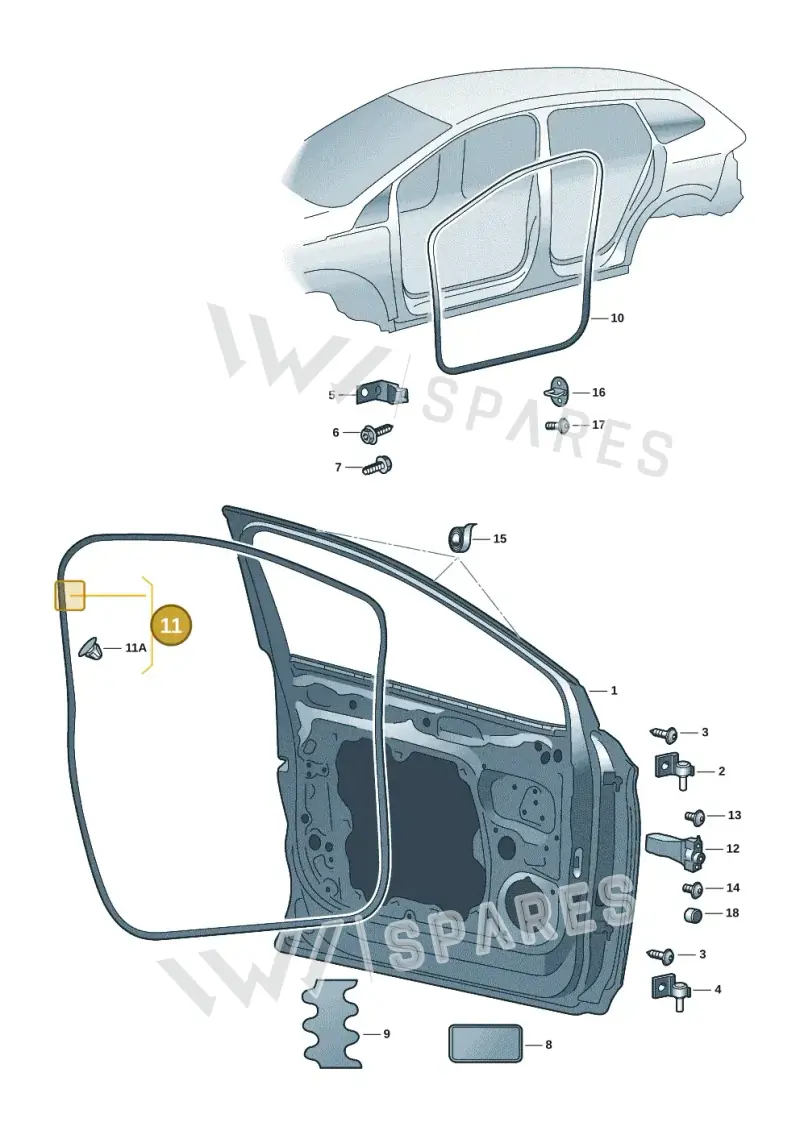 5LA837697A5AP — Skoda Enyaq (2020-2021) diagram 50a831000, position 11