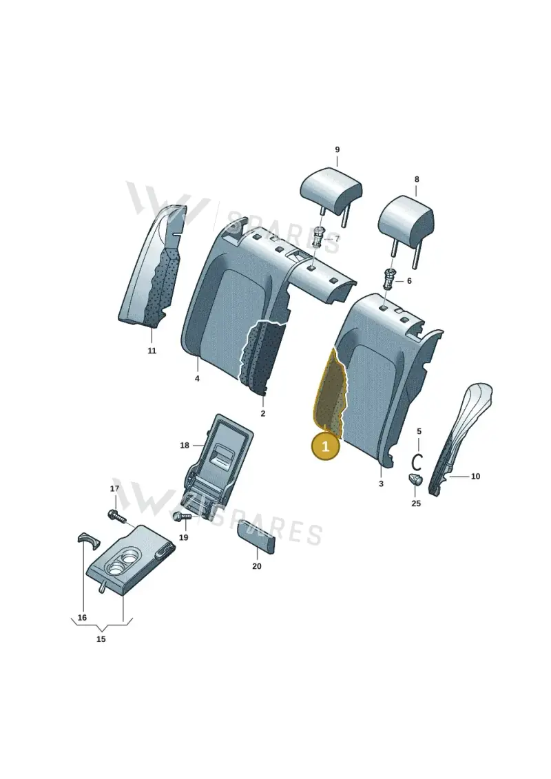 5LA885775M — Skoda Enyaq (2020-2021) diagram 50a885800, position 1