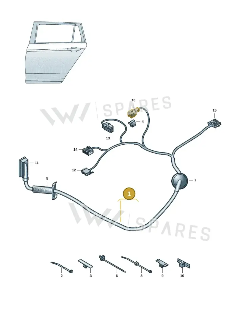 5LA971693H — Skoda Enyaq (2020-2021) diagram 10a972030, position 1