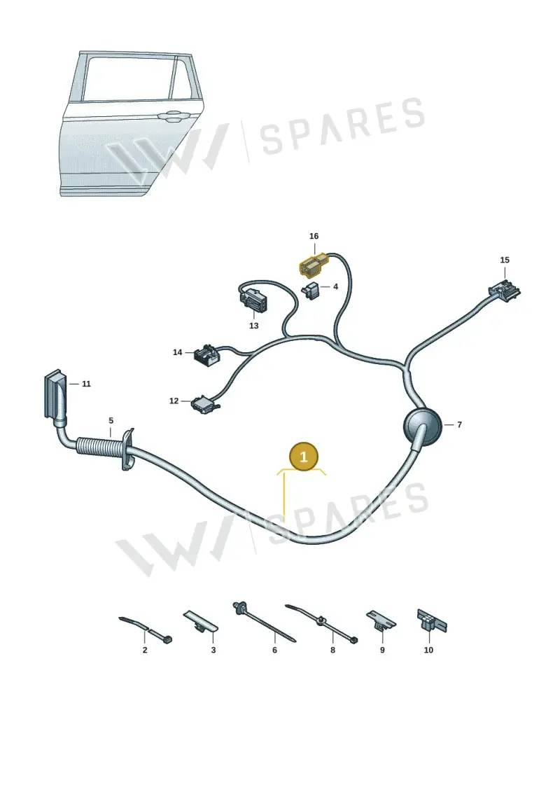 5LA971693M — Skoda Enyaq (2020-2021) diagram 10a972030, position 1