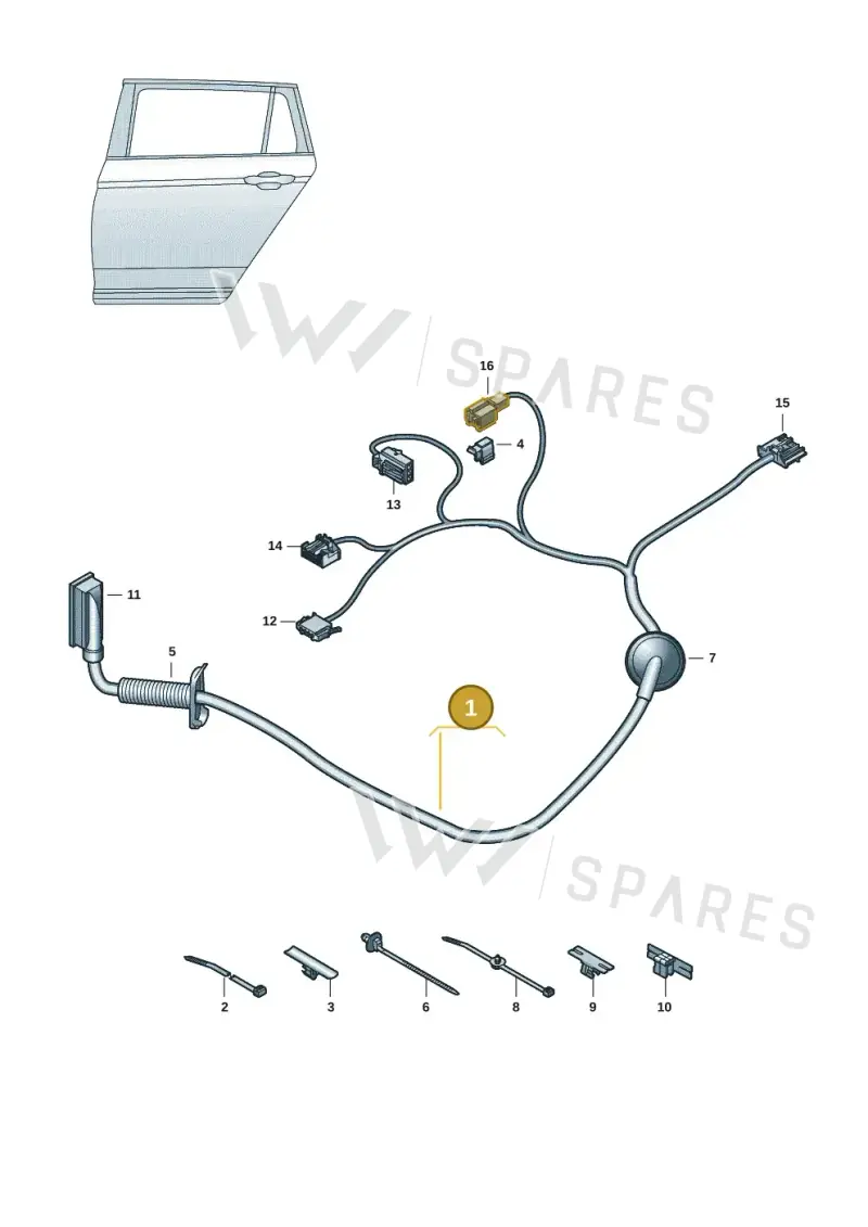 5LA971693N — Skoda Enyaq (2020-2021) diagram 10a972030, position 1