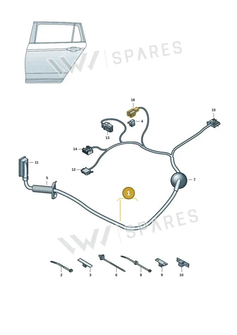 5LA971694F — Skoda Enyaq (2020-2021) diagram 10a972030, position 1