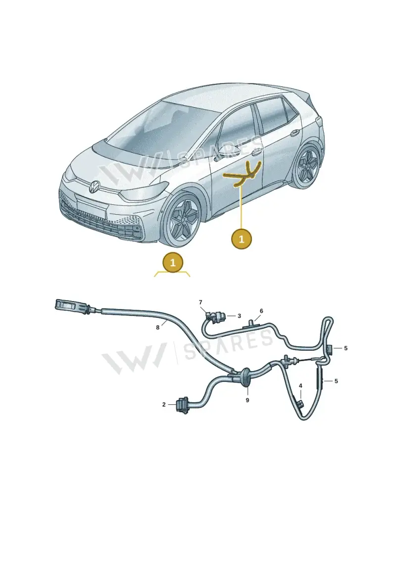 5LA972297B — Skoda Enyaq (2020-2021) diagram 10a972030, position 1
