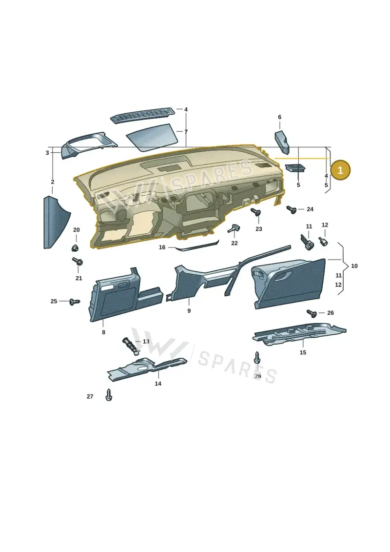 5LB857007EXCC — Skoda Enyaq (2020-2021) diagram 50a857010, position 1