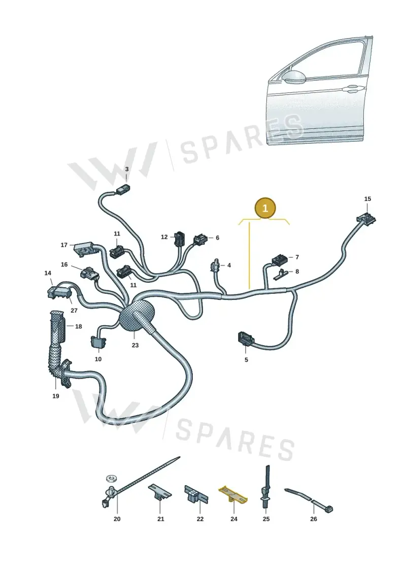 5LB971120AF — Skoda Enyaq (2020-2021) diagram 10a972030, position 1