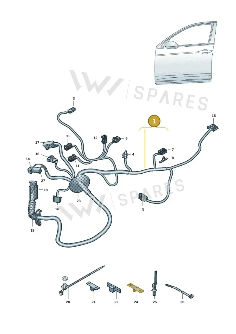 5LB971120CF — Skoda Enyaq (2020-2021) diagram 10a972030, position 1