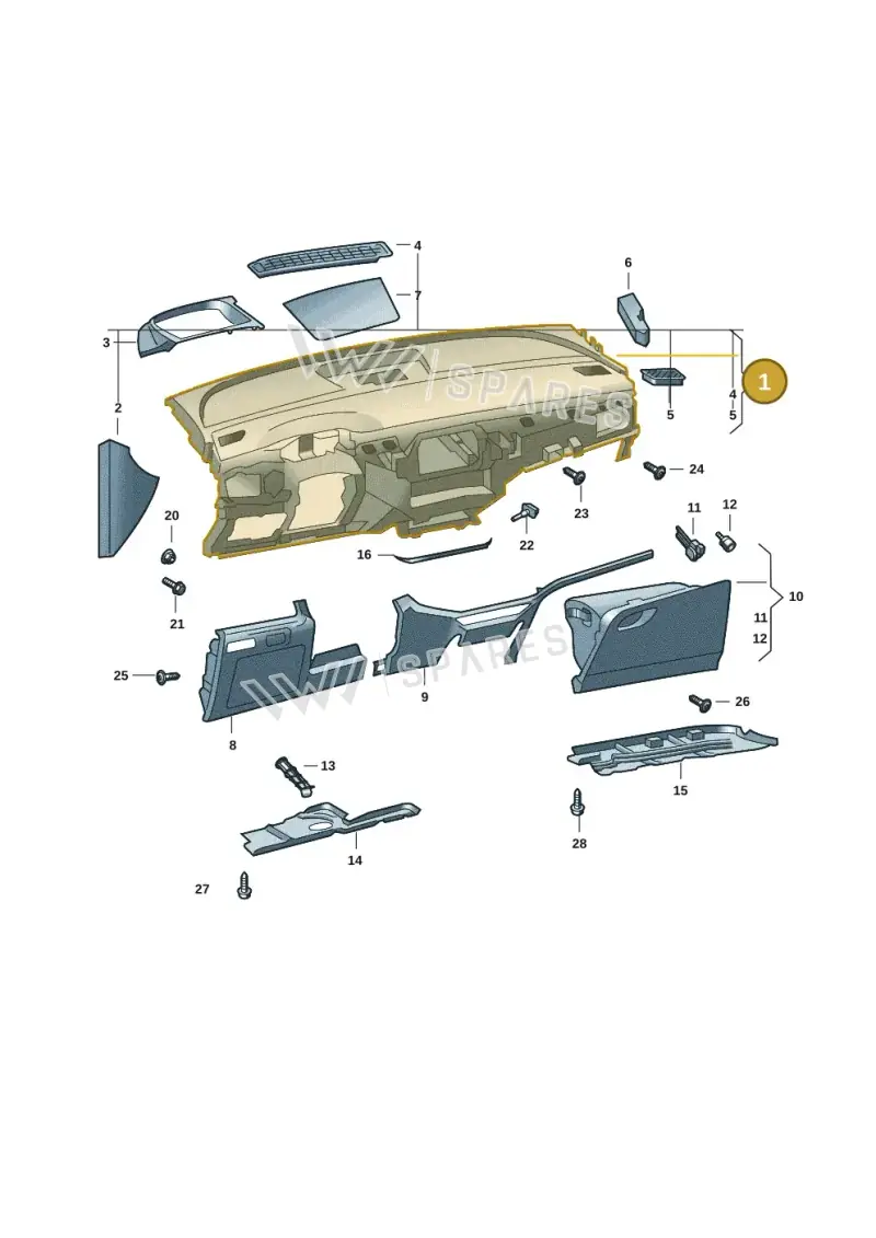 5LC857007GXCC — Skoda Enyaq (2020-2021) diagram 50a857010, position 1