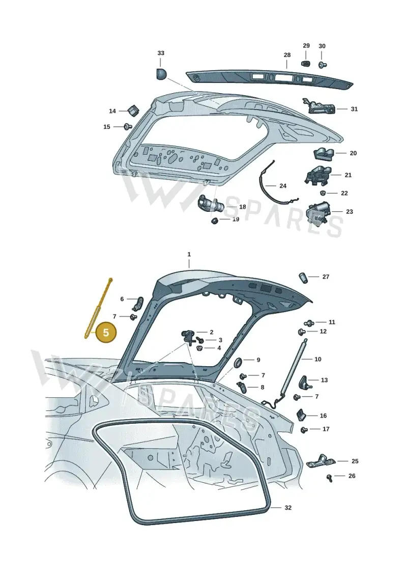 5LE827551B — Skoda Enyaq (2020-2021) diagram 50a827010, position 5
