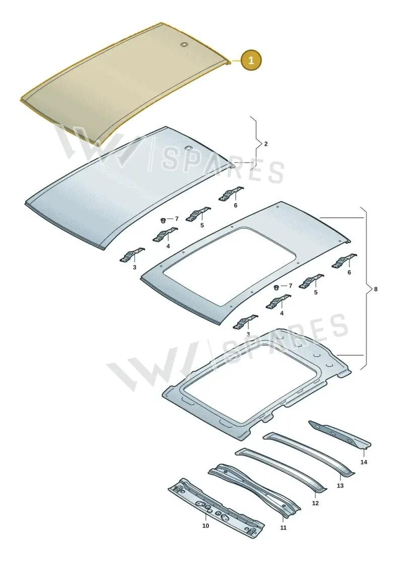 5LG817111 — Skoda Enyaq (2020-2021) diagram 50a817000, position 1