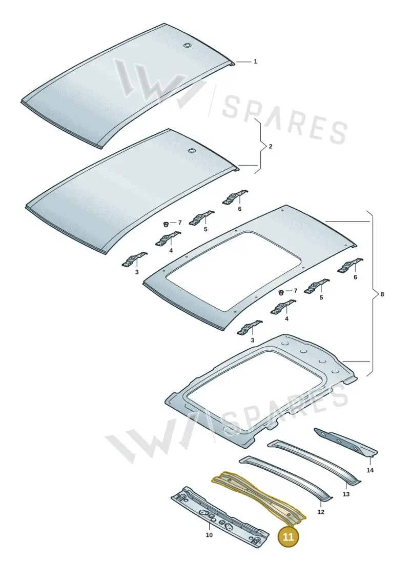 5LG817119 — Skoda Enyaq (2020-2021) diagram 50a817000, position 11