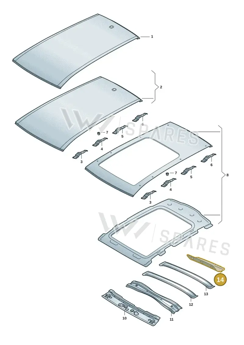 5LG817983 — Skoda Enyaq (2020-2021) diagram 50a817000, position 14