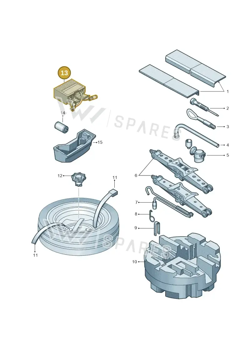 5N0012615H — Skoda Kamiq (2019-) diagram 584012000, position 13