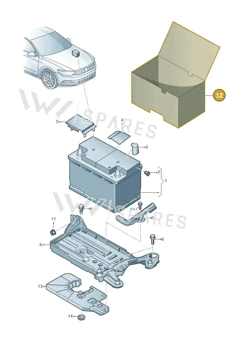 5N0915411D — Skoda Superb Combi (2015-2024) diagram 793915000, position 12