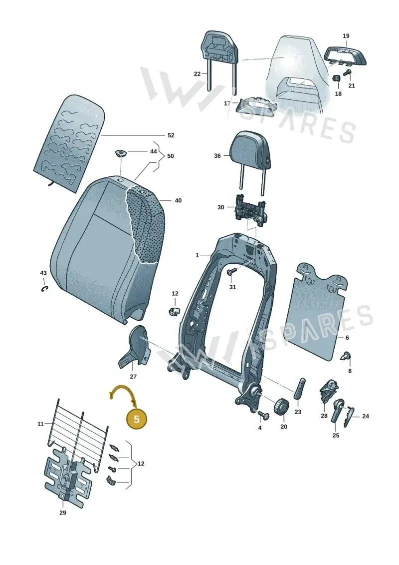 5NA881716 — Skoda Fabia (2021-) diagram 6vn881050, position 5
