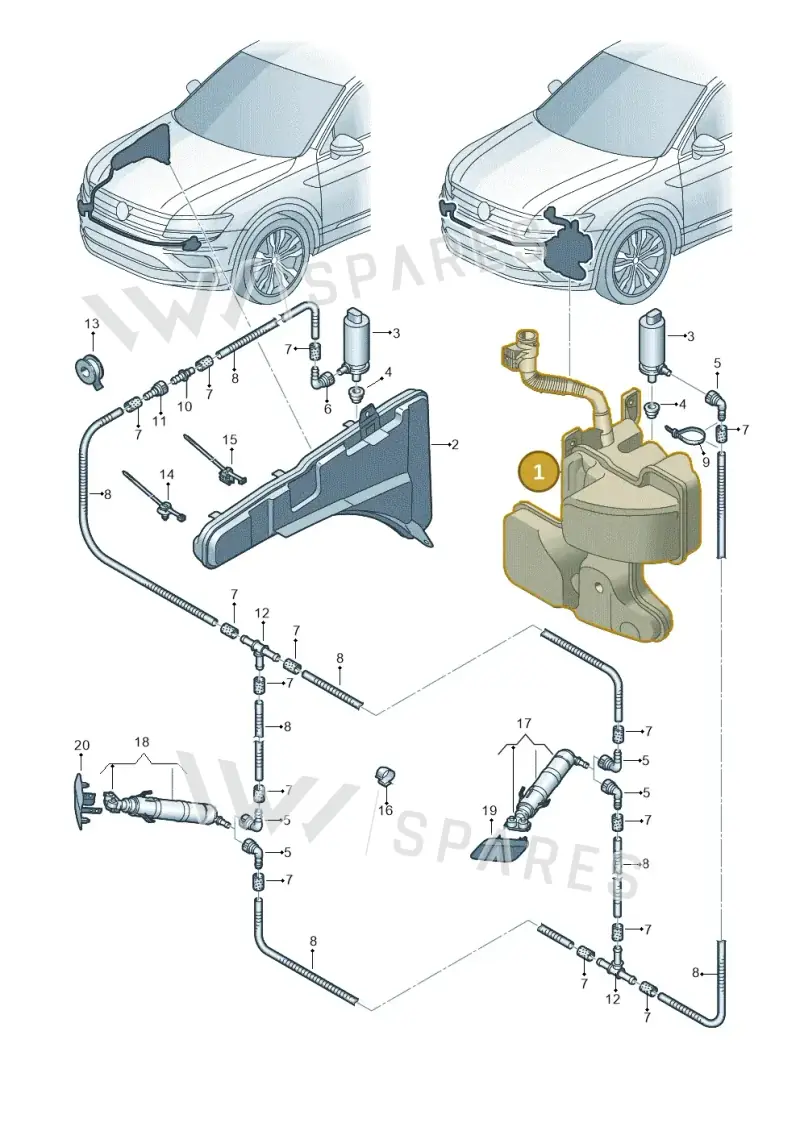 5NA955453B — Skoda Kodiaq (2016-2024) diagram 884955300, position 1