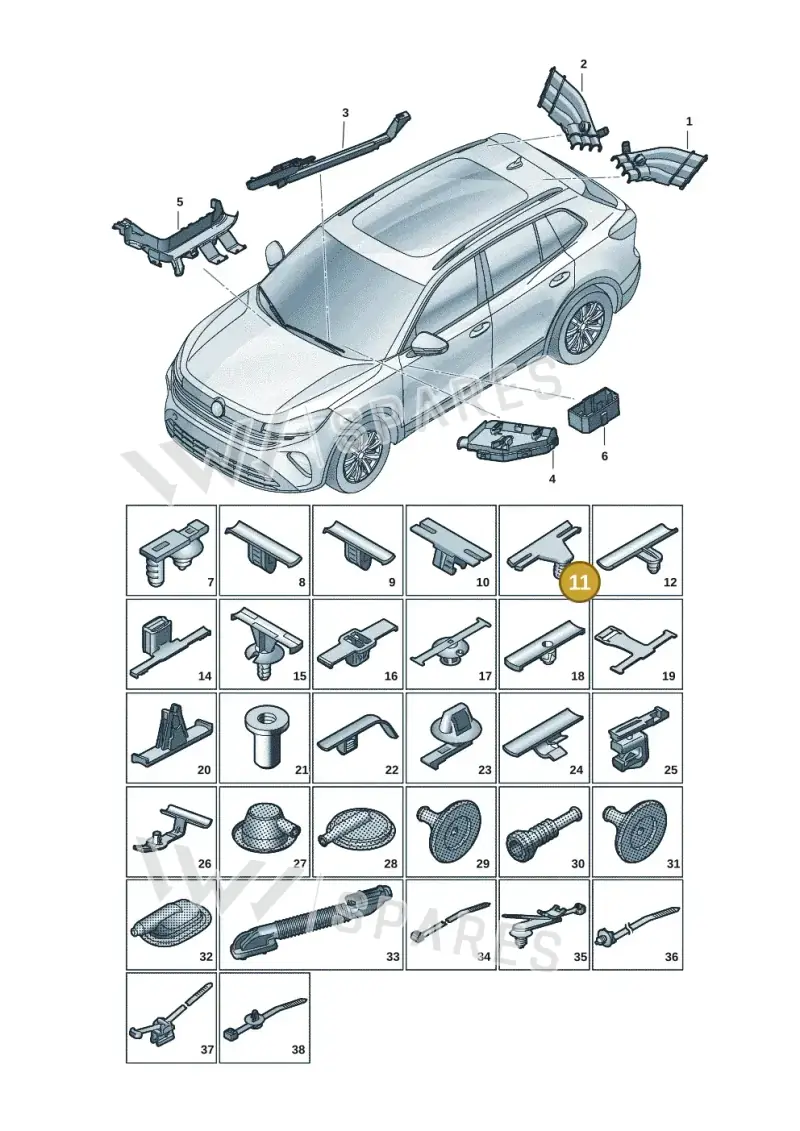 5P0971848B — Skoda Kodiaq (2024-) diagram 57x972001, position 11
