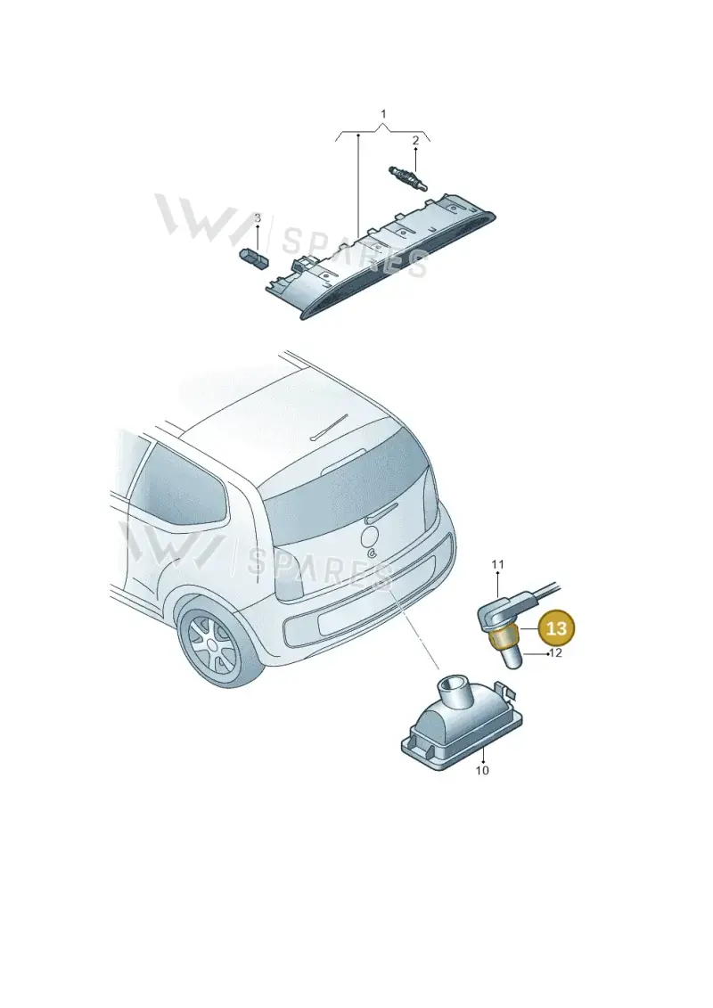 5P0972724 — Skoda Citigo (2011-2019) diagram 727943000, position 13