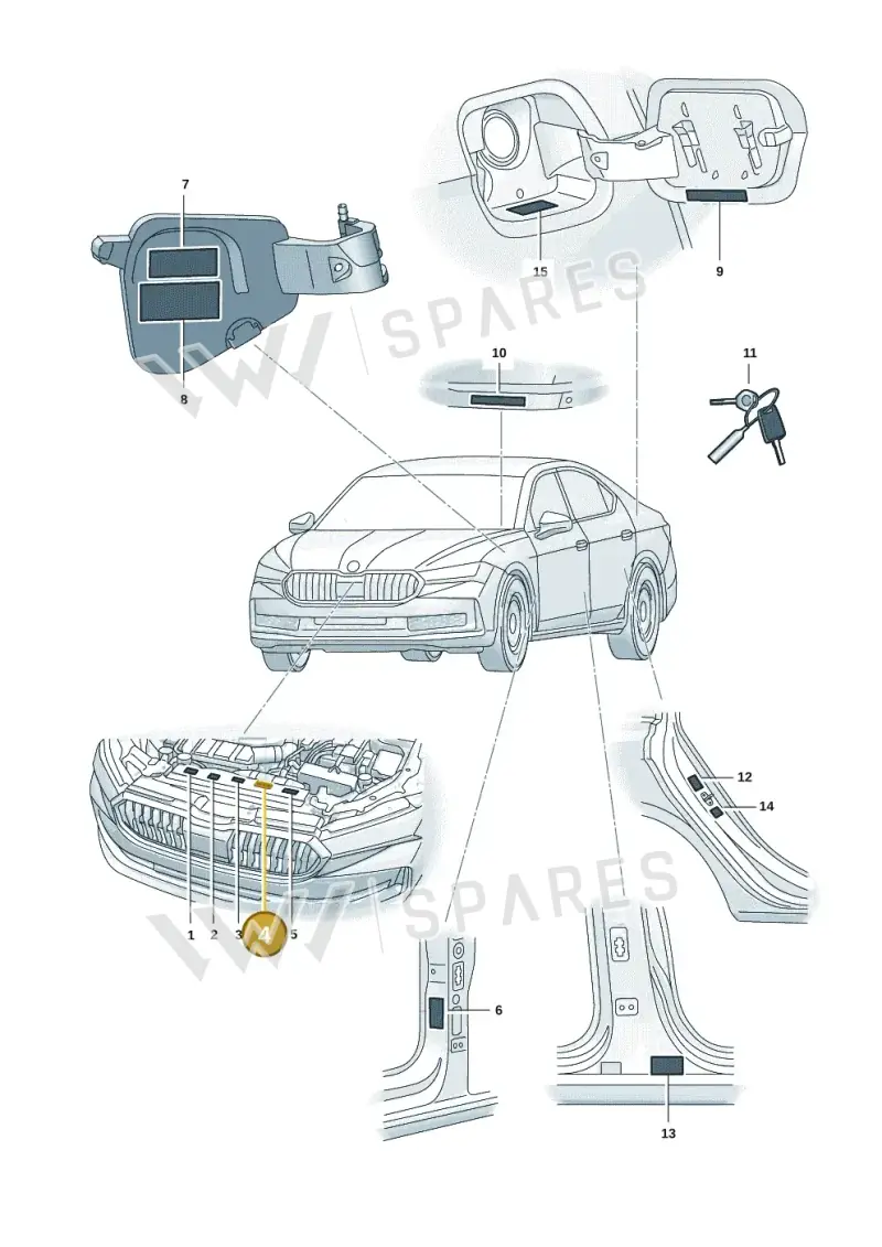 5Q0010014Q — Skoda Superb Combi (2023-) diagram 3p0010000, position 4
