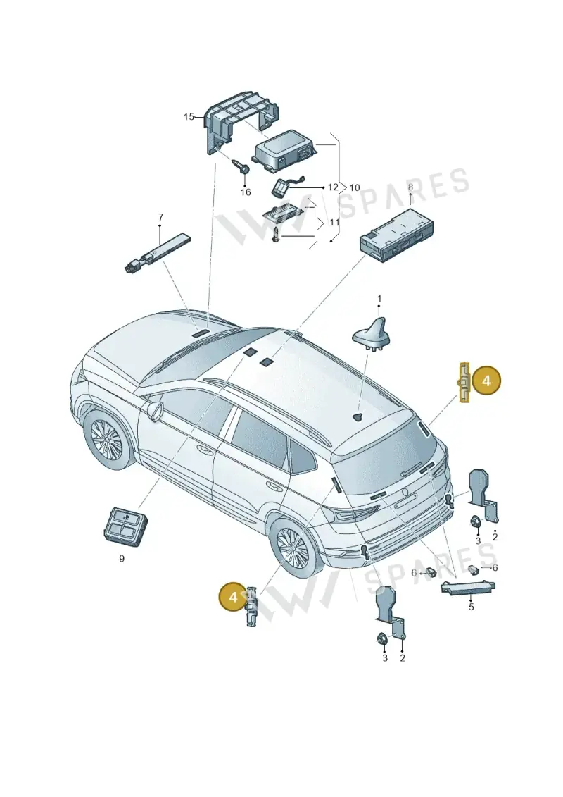 5Q0035570 — Skoda Kodiaq (2024-) diagram 804000140, position 4