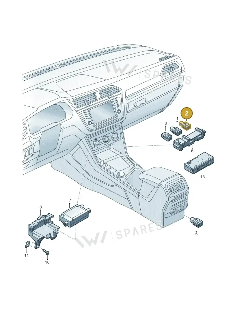 5Q0035726 — Skoda Kodiaq (2018-2022) diagram 884035780, position 2