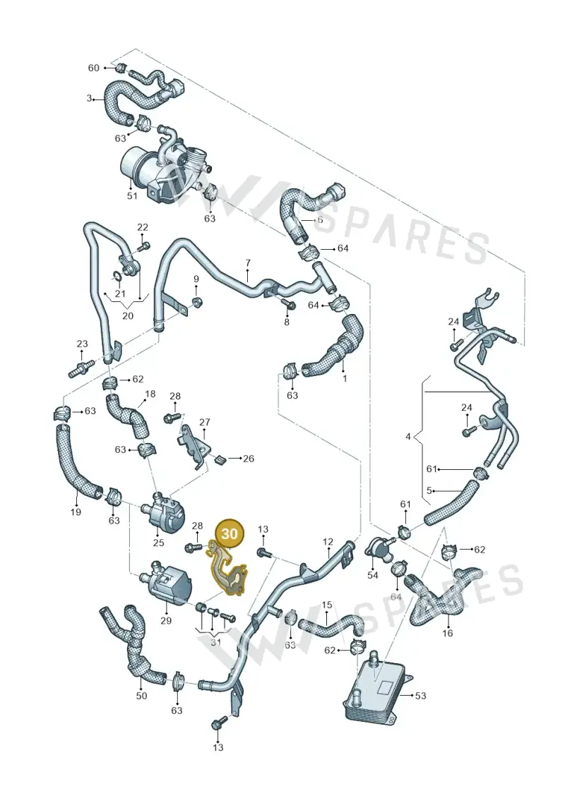 5Q0121093AL — Skoda Kodiaq (2024-) diagram 828121000, position 30