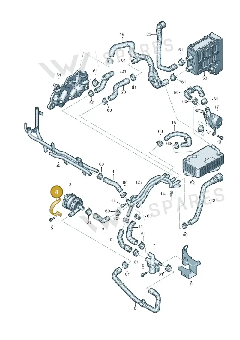 5Q0121093FC — Skoda Octavia (2019-2024) diagram 745121620, position 4