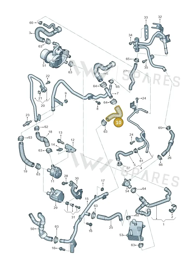 5Q0122073CE — Skoda Karoq (2017-2022) diagram 803121680, position 10