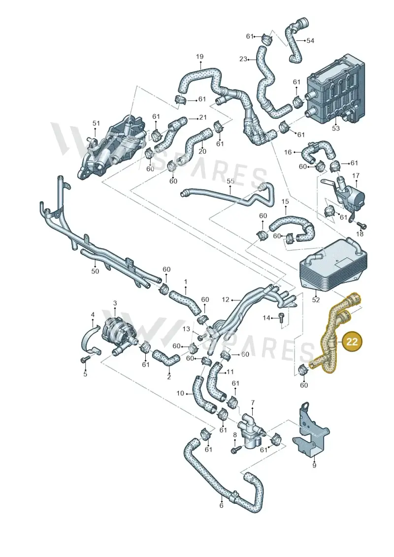 5Q0122073DF — Skoda Octavia (2019-2024) diagram 745121630, position 22