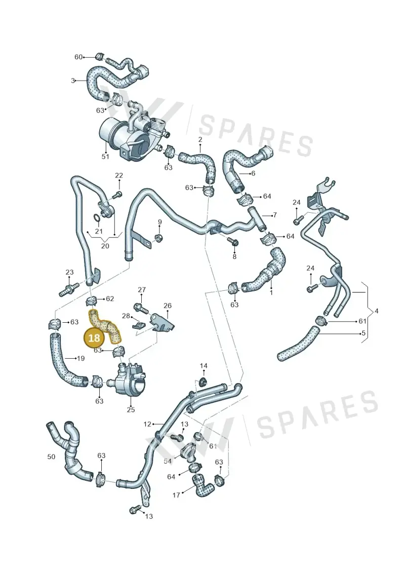 5Q0122073H — Skoda Kamiq (2019-) diagram 891121150, position 18